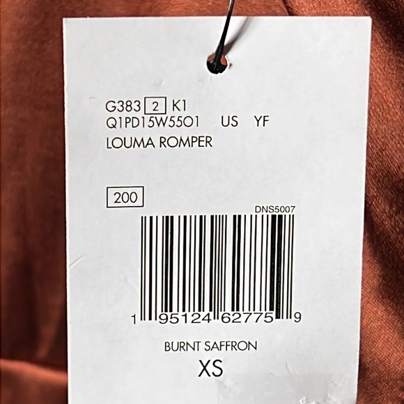 Guess Louma romper size XS in burnt saffron - Picture 11 of 13